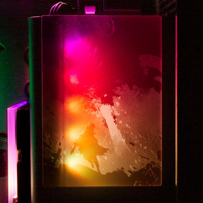 Black Dragon Breath RGB SSD Cover Vertical - V1Tech