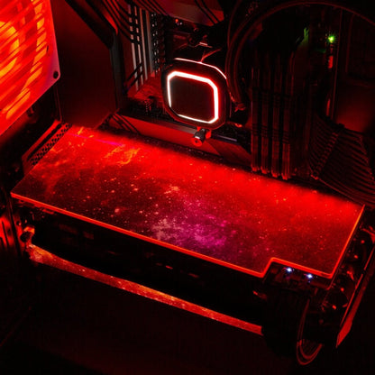 Black Space RGB GPU Backplate - V1Tech