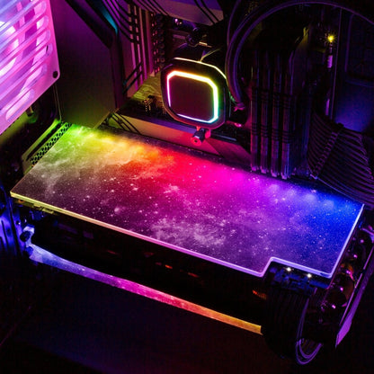 Black Space RGB GPU Backplate - V1Tech