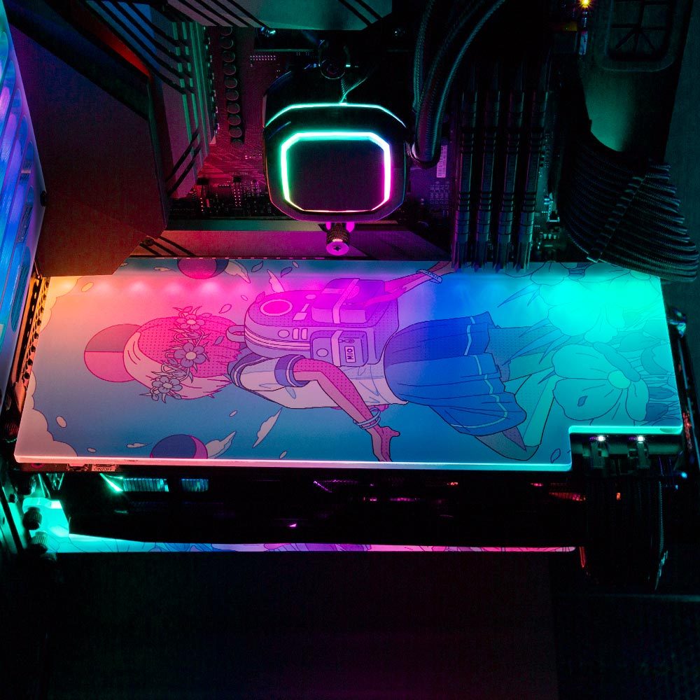 Blue Moon RGB GPU Backplate - XmioArt - V1Tech