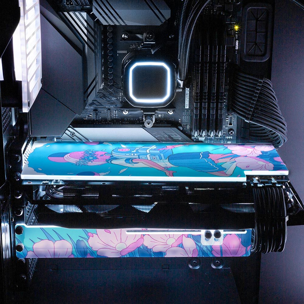 Blue Moon RGB GPU Backplate - XmioArt - V1Tech