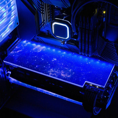 Blue Space RGB GPU Backplate - V1Tech