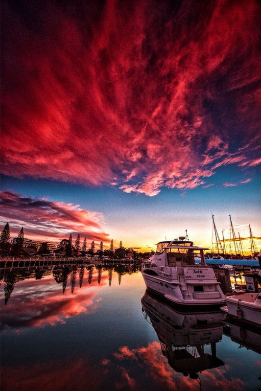 Boat Harbour Plexi Glass Wall Art - Ben Mulder Photography - V1Tech