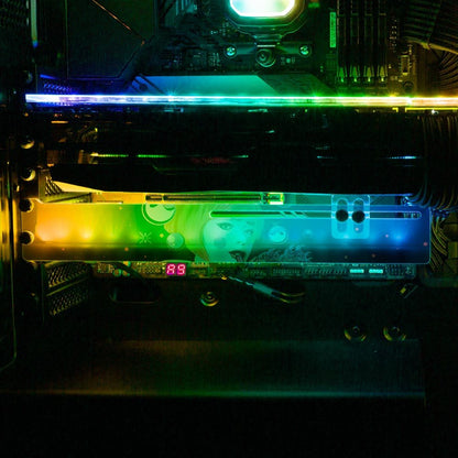 Boba Geisha RGB GPU Support Bracket - HeyMoonly - V1Tech