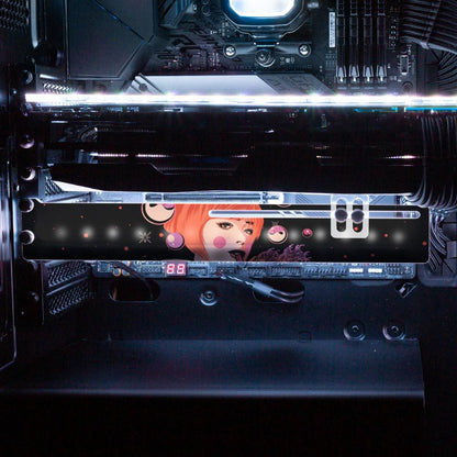 Boba Geisha RGB GPU Support Bracket - HeyMoonly - V1Tech