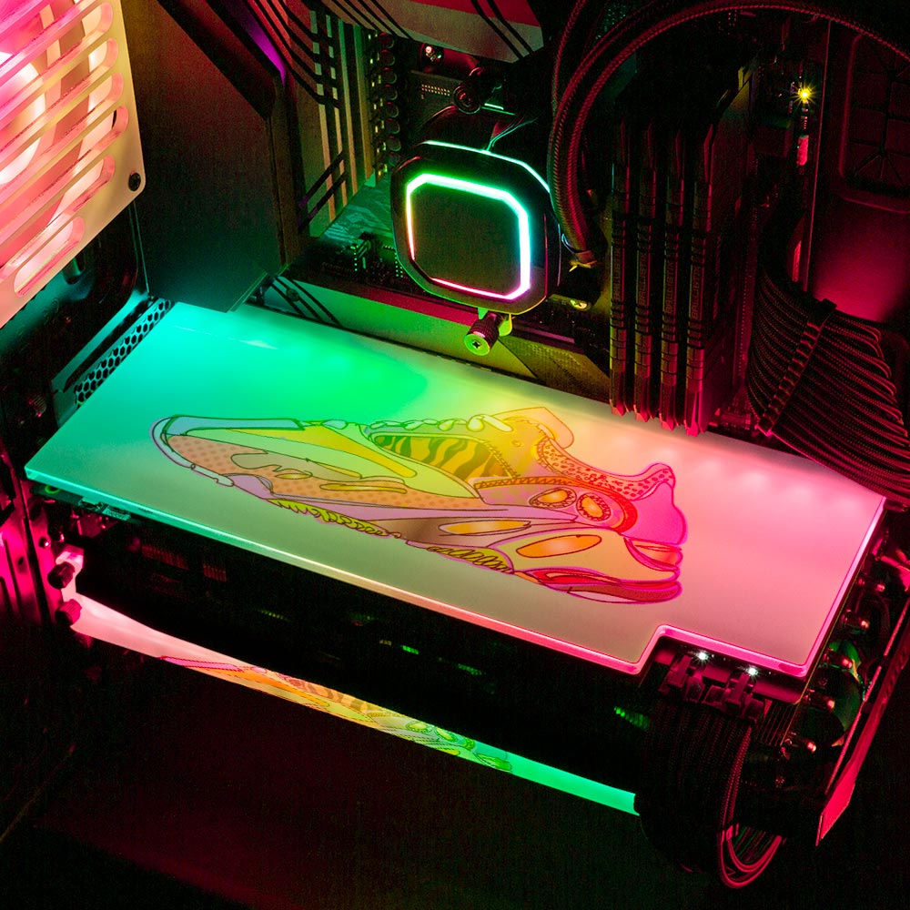 Boosterdrome RGB GPU Backplate - Technodrome1 - V1Tech