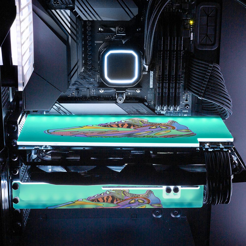 Boosterdrome RGB GPU Backplate - Technodrome1 - V1Tech