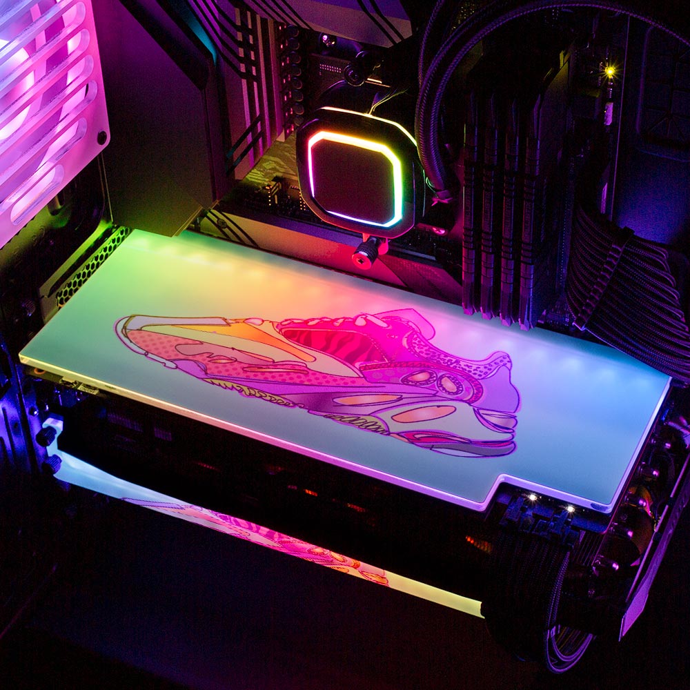 Boosterdrome RGB GPU Backplate - Technodrome1 - V1Tech