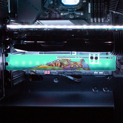 Boosterdrome RGB GPU Support Bracket - Technodrome1 - V1Tech