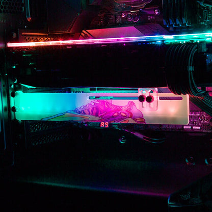 Boosterdrome RGB GPU Support Bracket - Technodrome1 - V1Tech