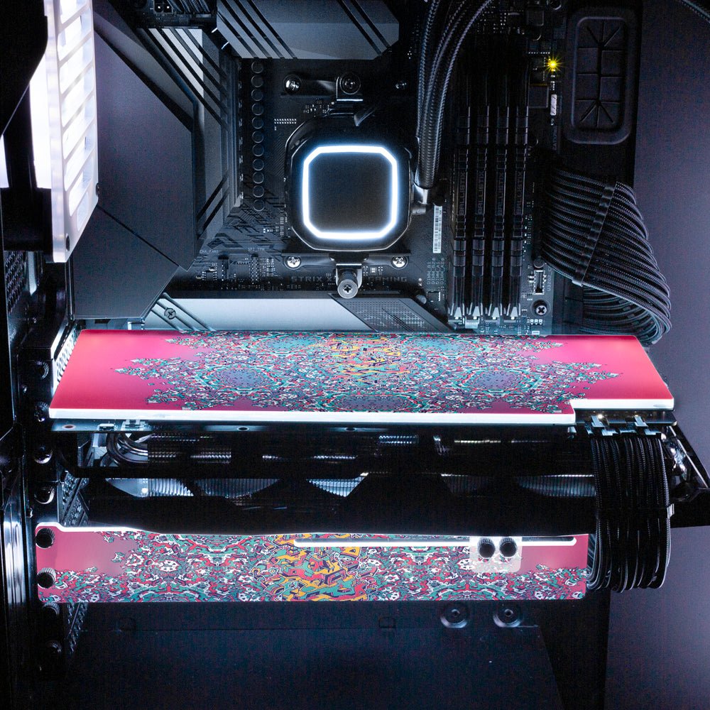 Bored of Boardrooms RGB GPU Support Bracket - Dune Haggar - V1Tech