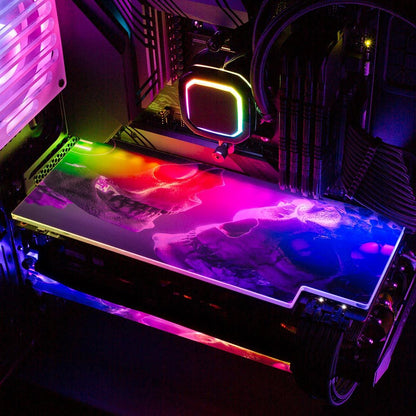 Brain 2 RGB GPU Backplate - Skie Graphic Studio - V1Tech