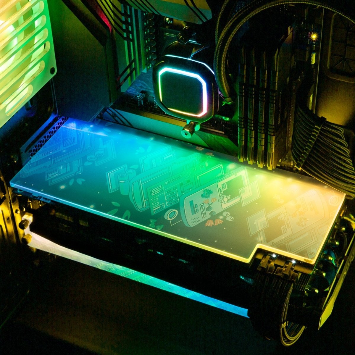 Break Grow RGB GPU Backplate - Aris Roth - V1Tech