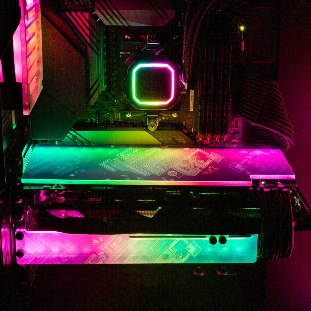 Break Grow RGB GPU Backplate - Aris Roth - V1Tech