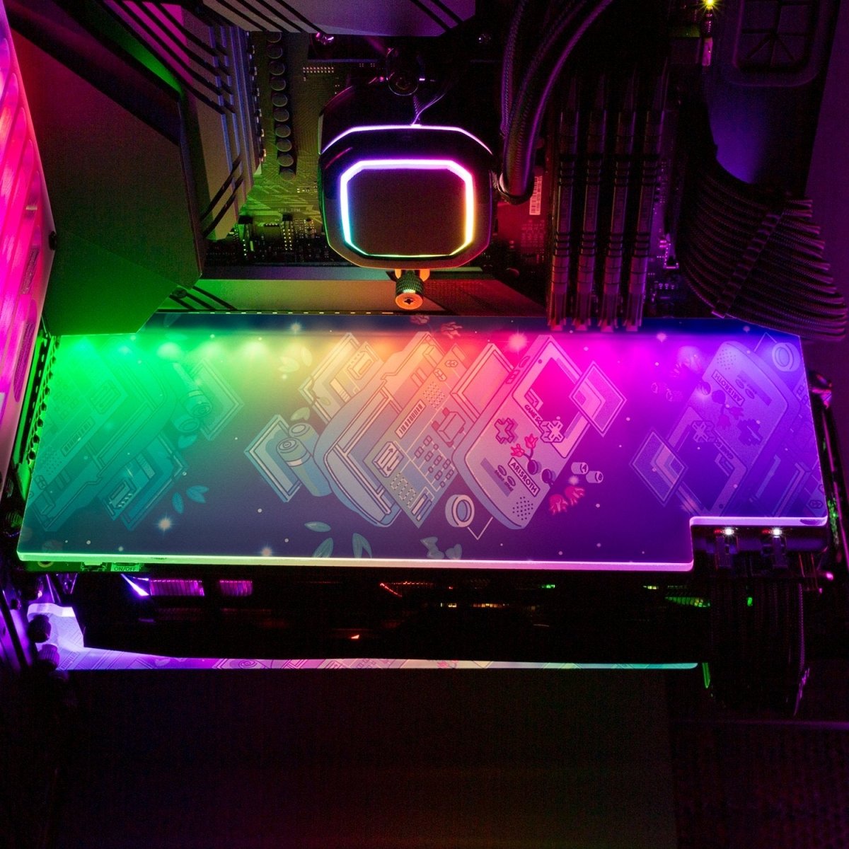 Break Grow RGB GPU Backplate - Aris Roth - V1Tech