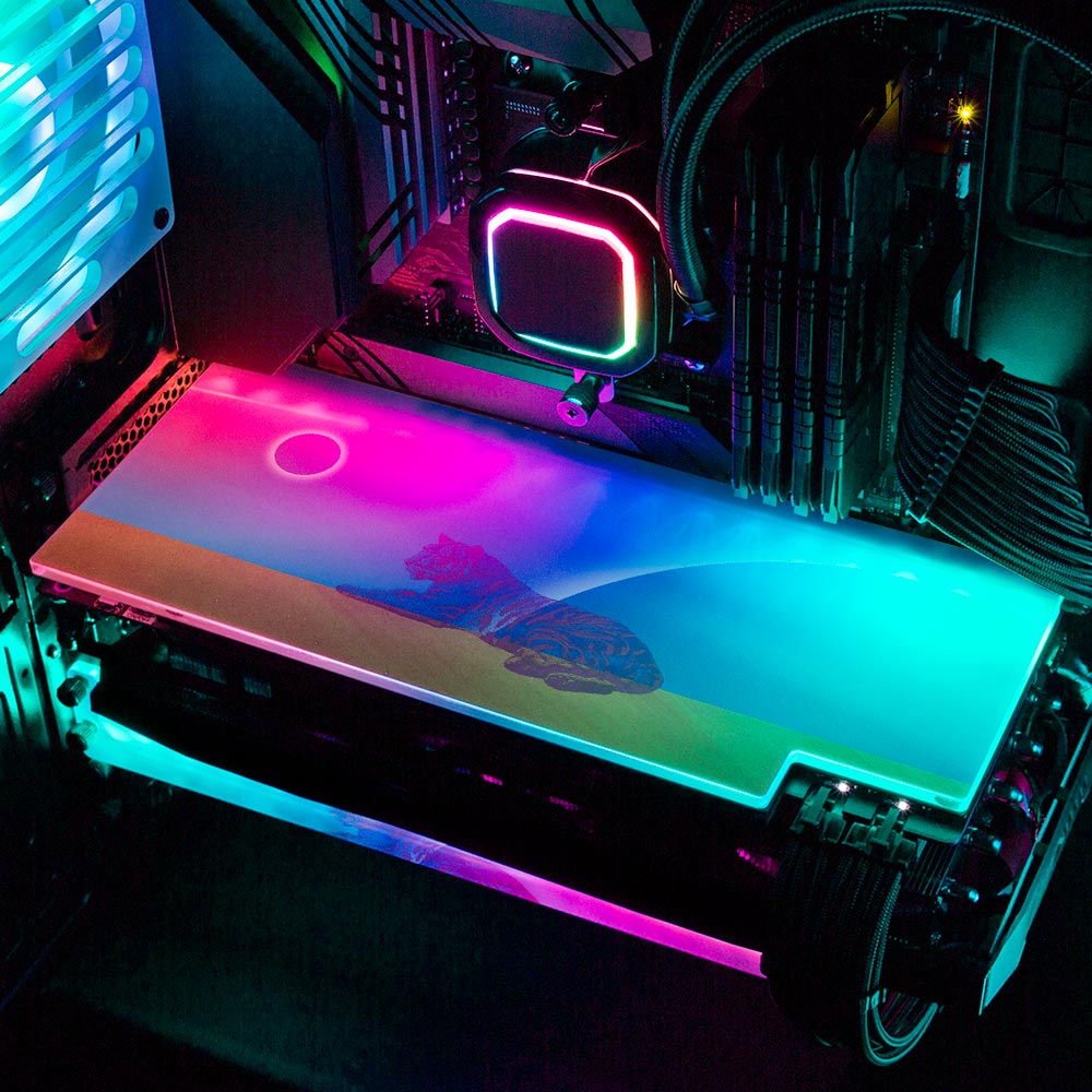 Break Time RGB GPU Backplate - Spectacular.way - V1Tech