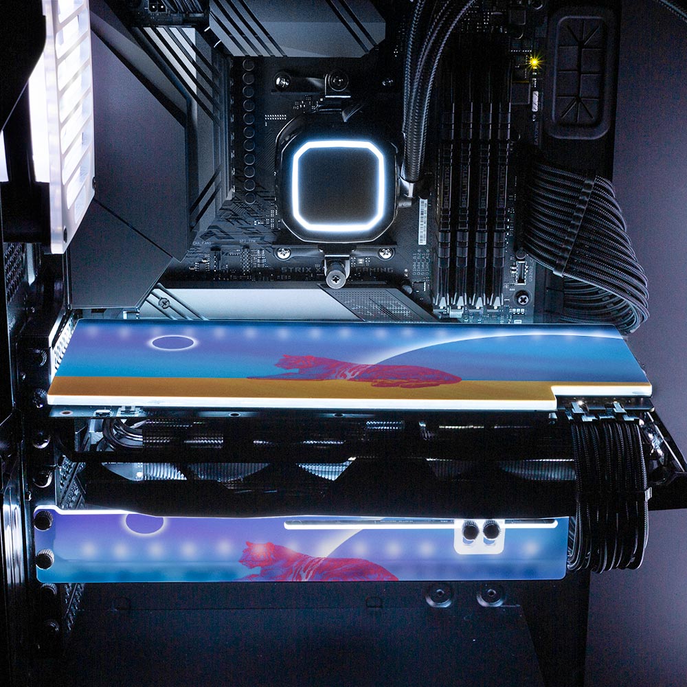 Break Time RGB GPU Backplate - Spectacular.way - V1Tech