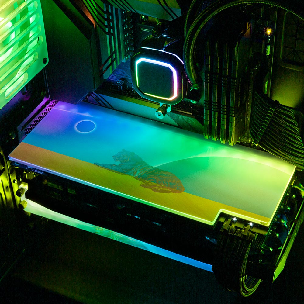 Break Time RGB GPU Backplate - Spectacular.way - V1Tech