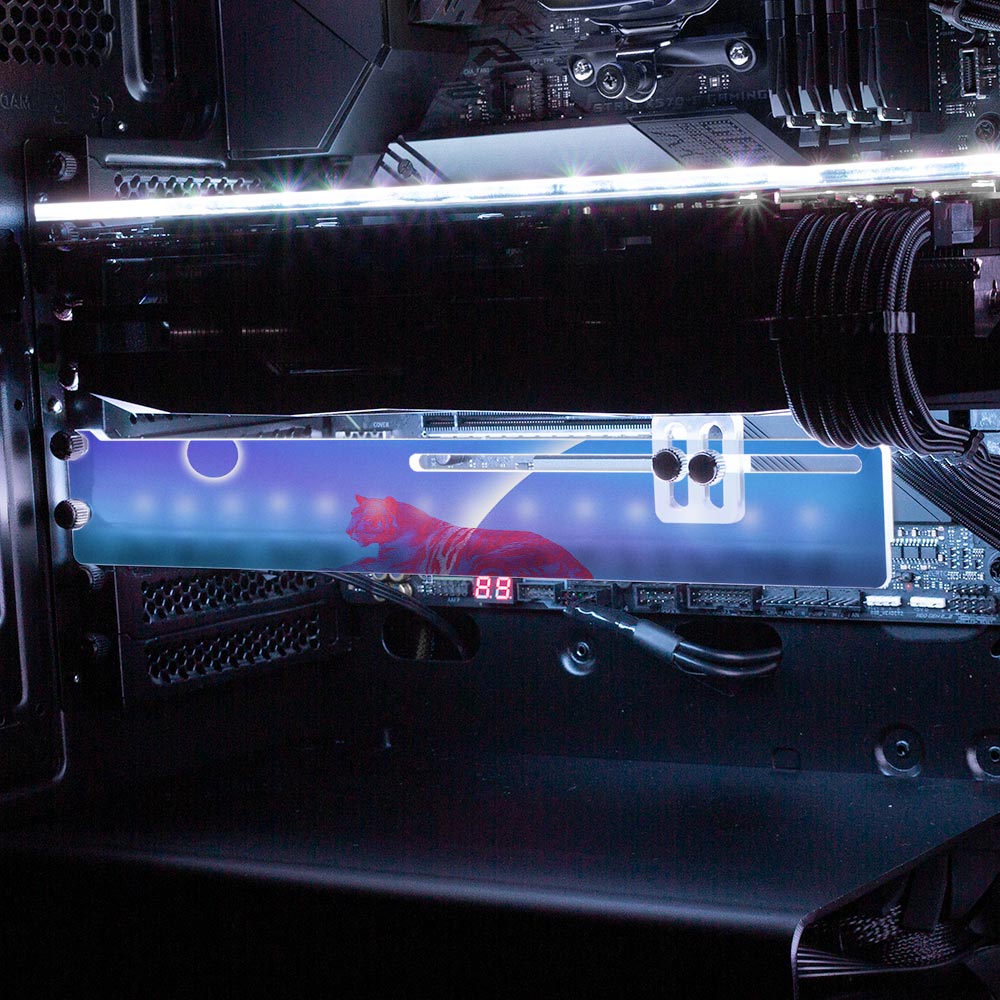 Break Time RGB GPU Support Bracket - Spectacular.way - V1Tech