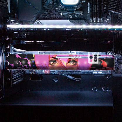 Burger Geisha RGB GPU Support Bracket - HeyMoonly - V1Tech