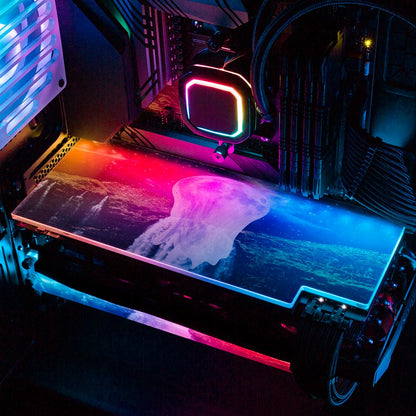 Cachu RGB GPU Backplate - Cajuca Art - V1Tech