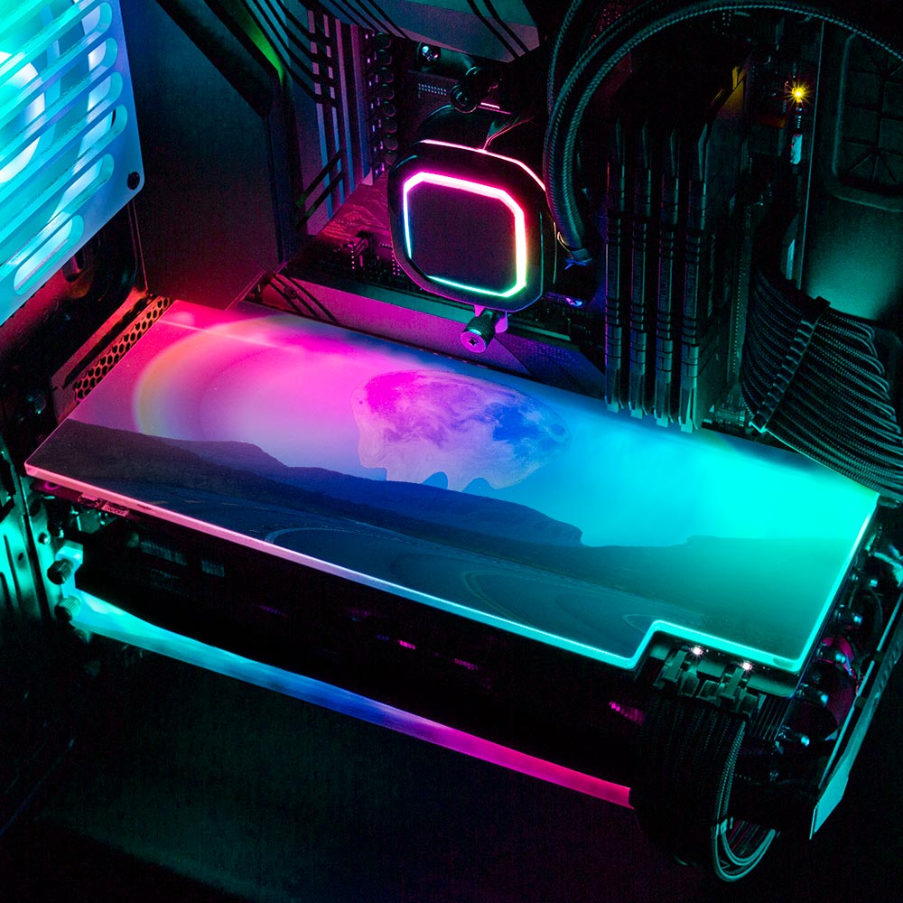 Caminho do Maytrea RGB GPU Backplate - Cajuca Art - V1Tech