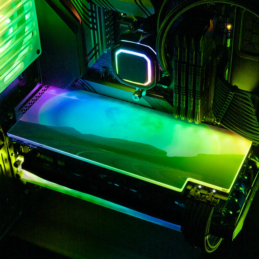 Caminho do Maytrea RGB GPU Backplate - Cajuca Art - V1Tech