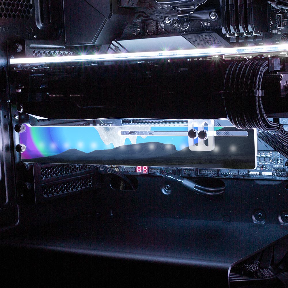 Caminho do Maytrea RGB GPU Support Bracket - Cajuca Art - V1Tech