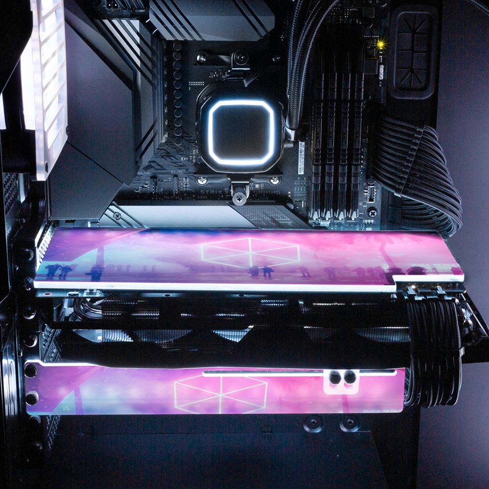 Care Too Much RGB GPU Backplate - The Dizzy Viper - V1Tech