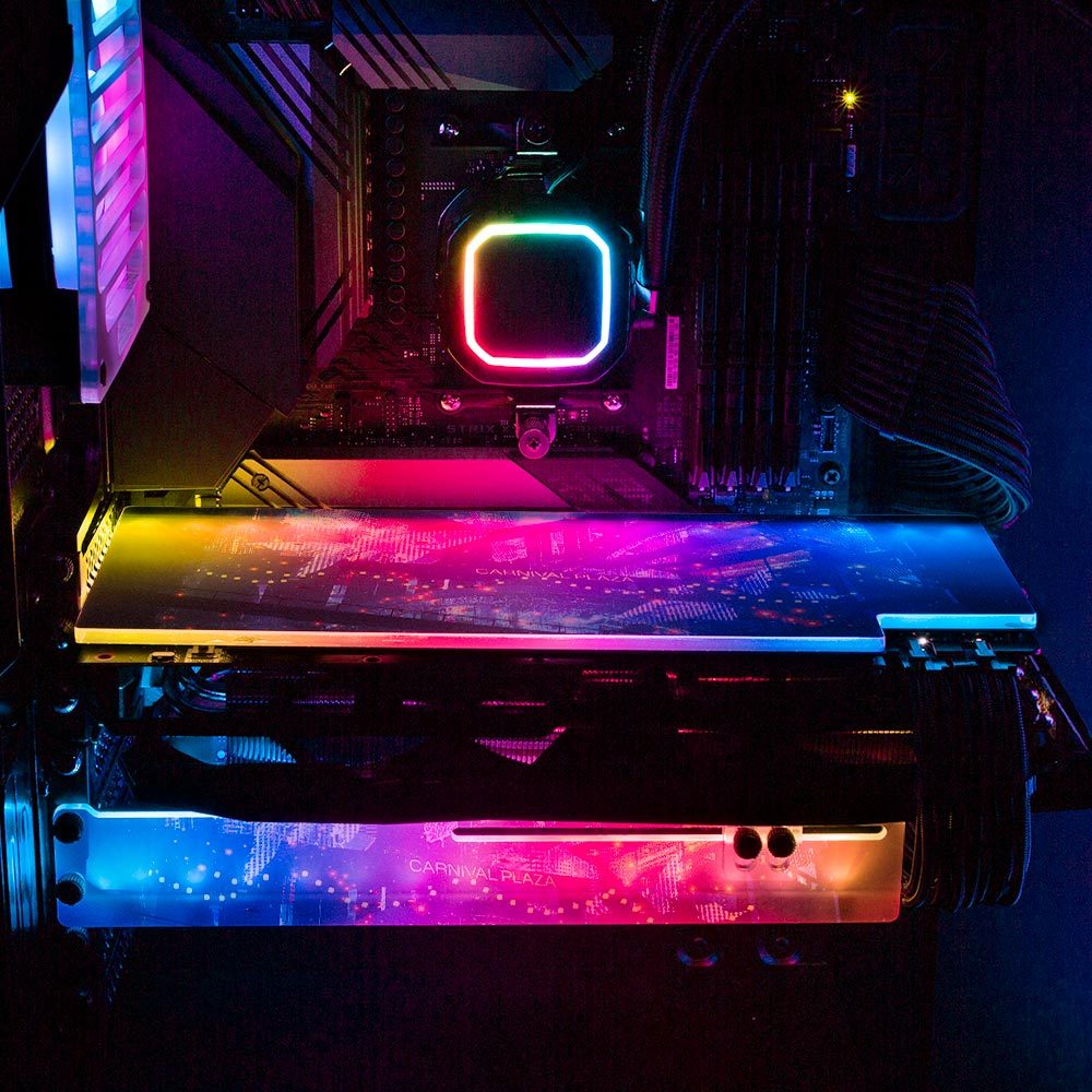 Carnival Plaza RGB GPU Backplate - Dan Giuz - V1Tech