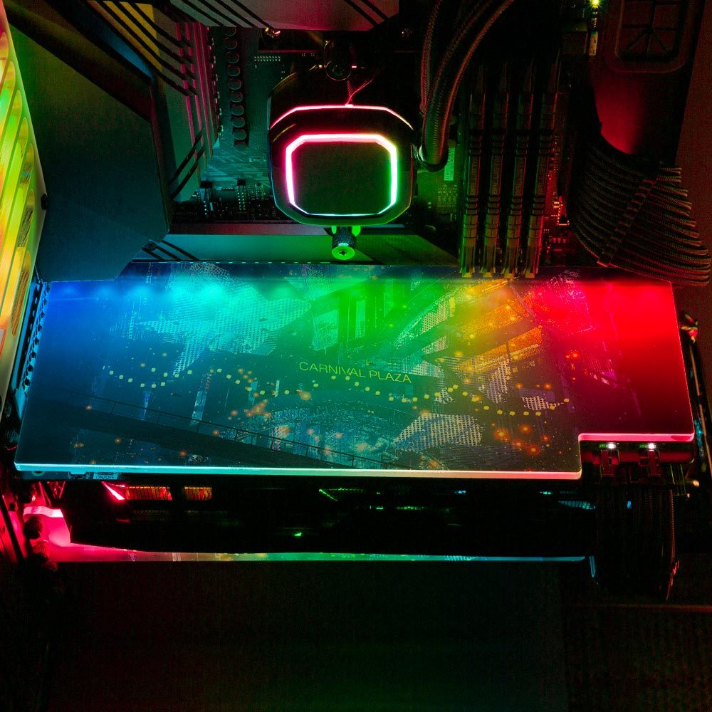 Carnival Plaza RGB GPU Backplate - Dan Giuz - V1Tech