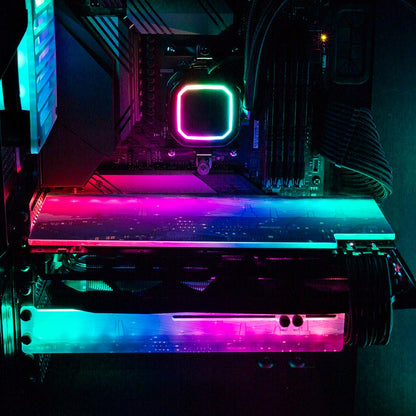 Castle Sophie RGB GPU Backplate - Seerlight - V1Tech