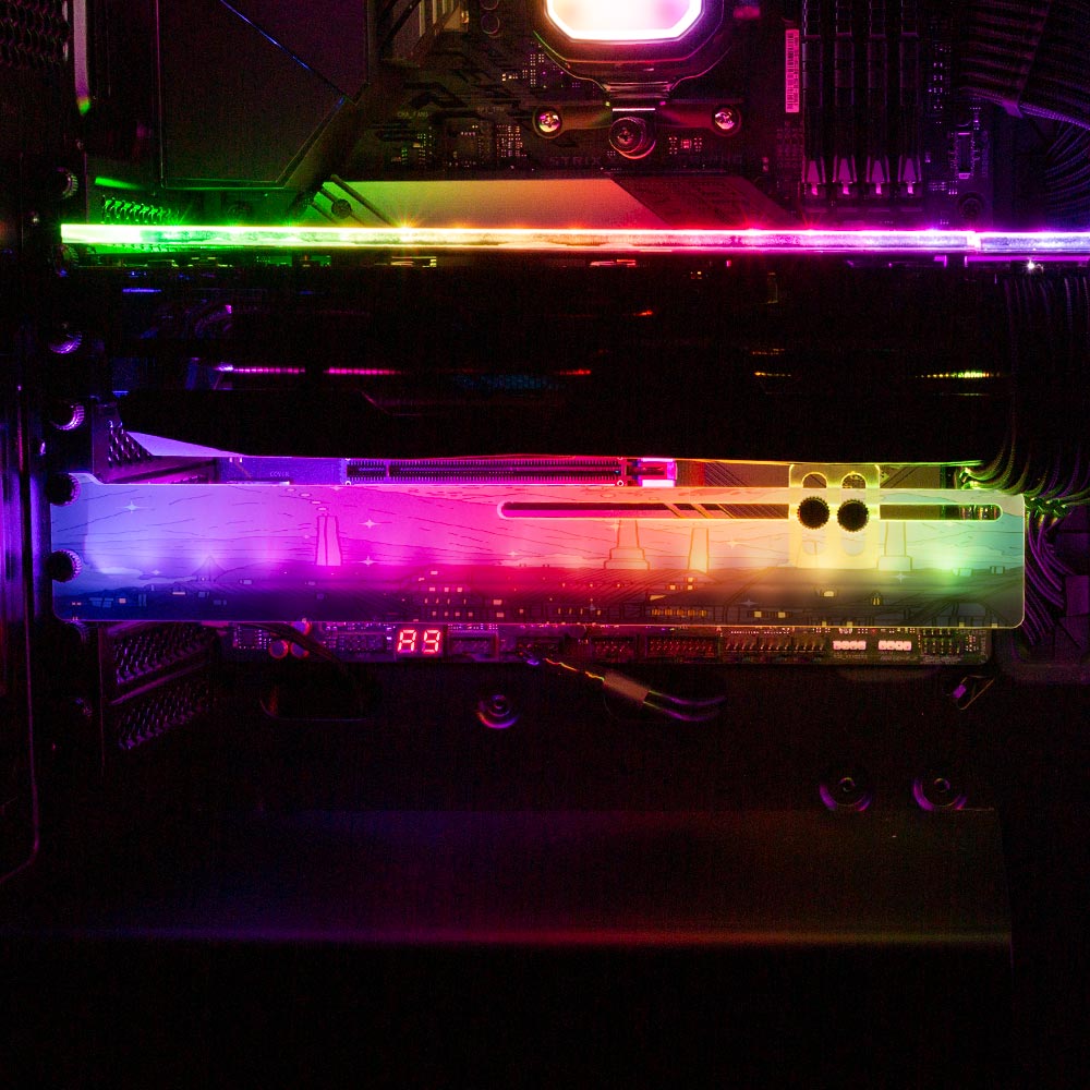 Castle Sophie RGB GPU Support Bracket - Seerlight - V1Tech