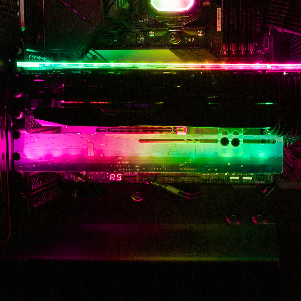 Castle Sophie RGB GPU Support Bracket - Seerlight - V1Tech