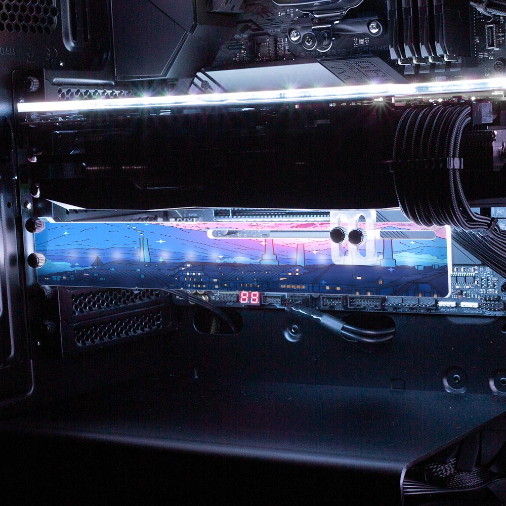 Castle Sophie RGB GPU Support Bracket - Seerlight - V1Tech