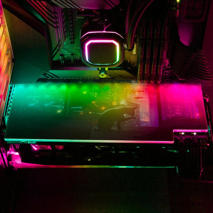 Cat On Bed RGB GPU Backplate - Dan Giuz - V1Tech