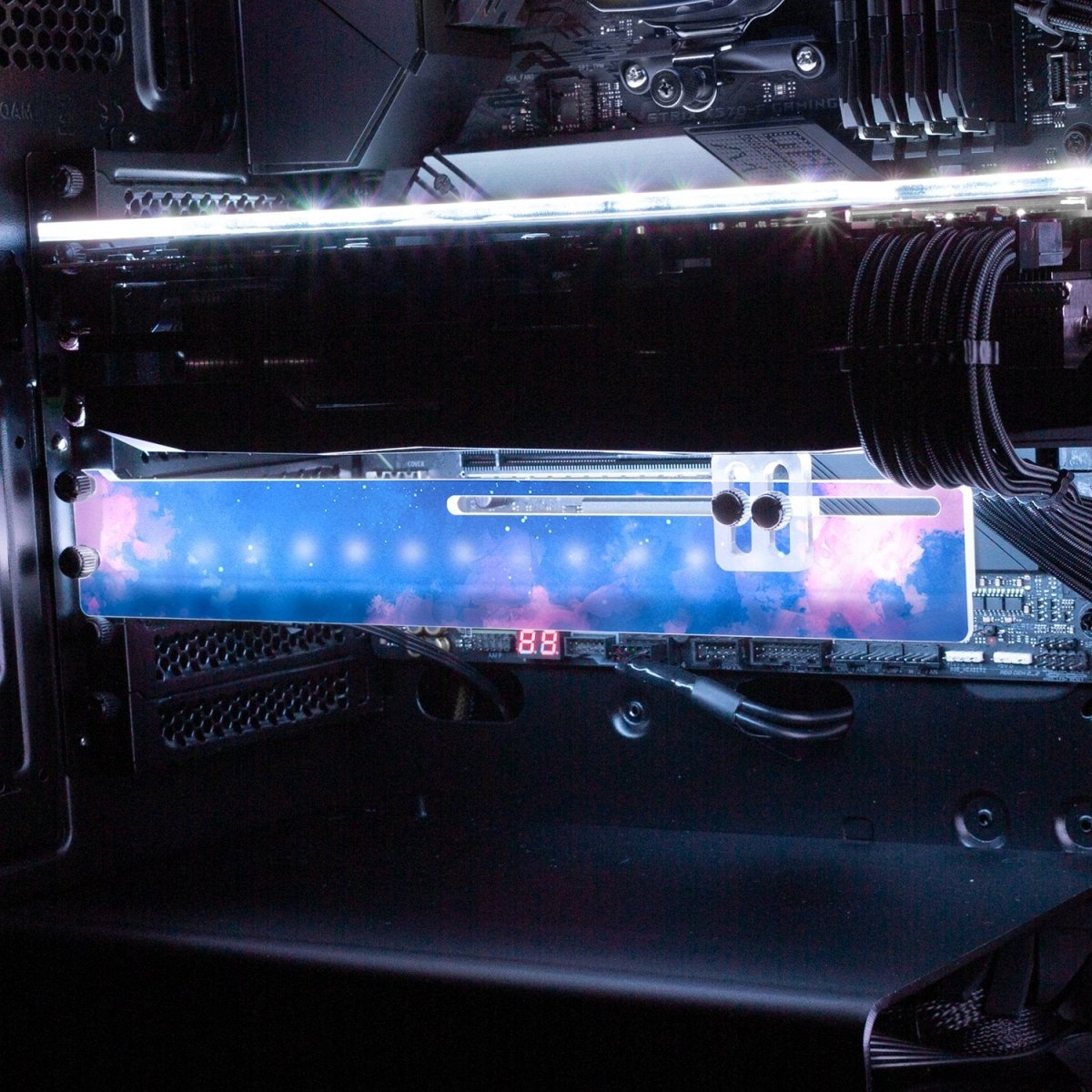 Catching The Moon RGB GPU Support Bracket - Seerlight - V1Tech