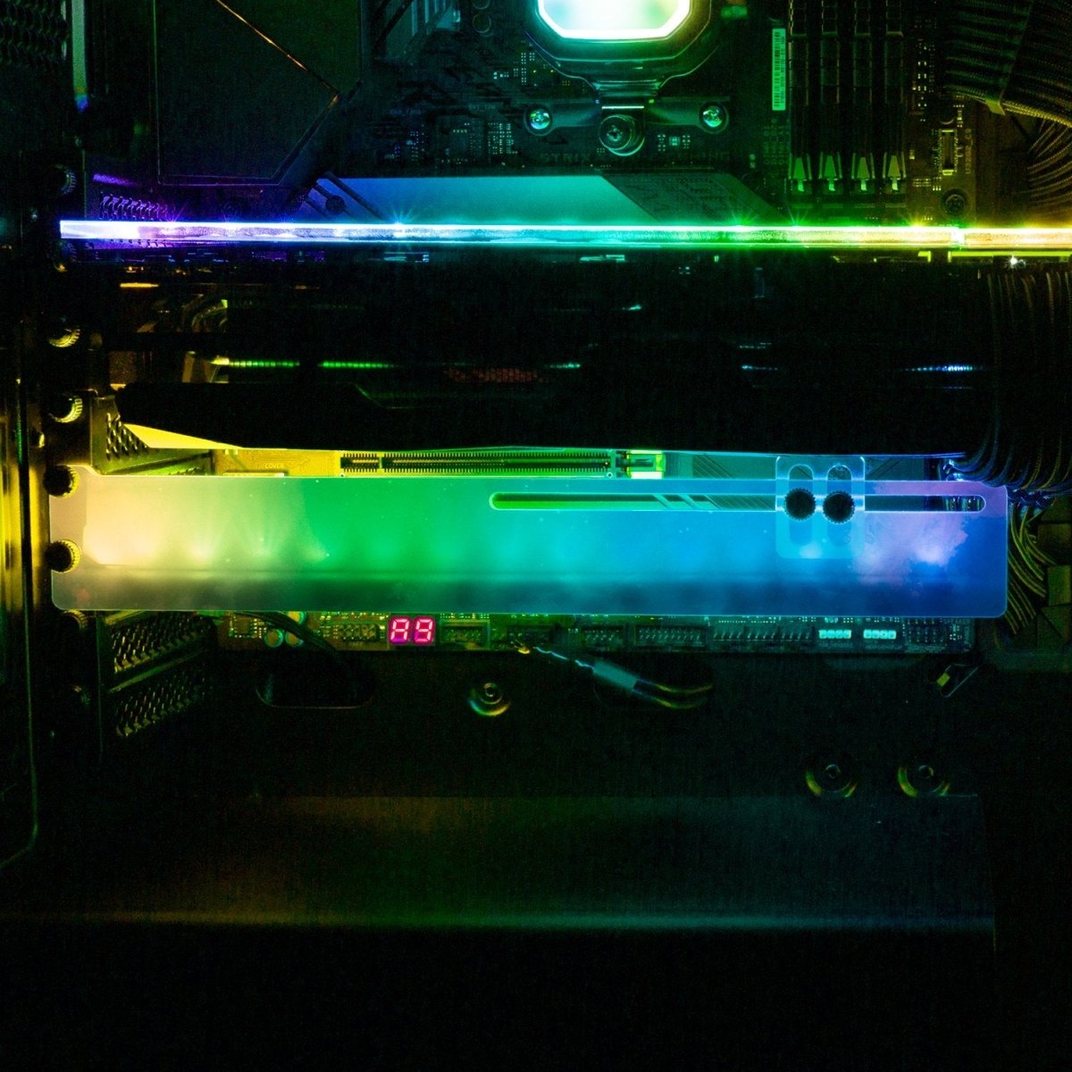 Catching The Moon RGB GPU Support Bracket - Seerlight - V1Tech