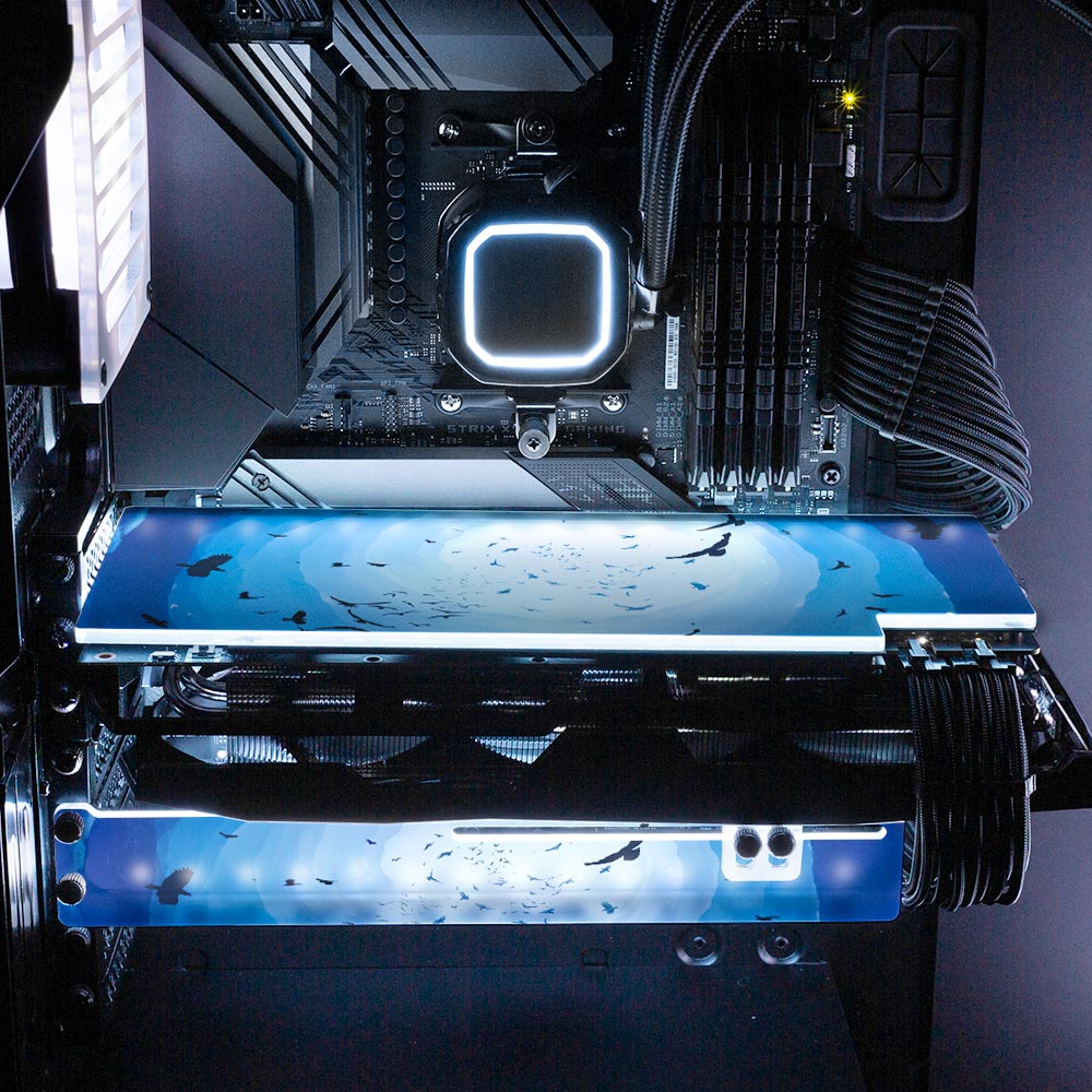 Cave RGB GPU Support Bracket - Ismaeel Shaikh - V1Tech