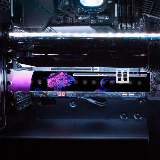 Celestial Pride Fluid RGB GPU Support Bracket - Cici‚Äôs Art and Stuff - V1Tech