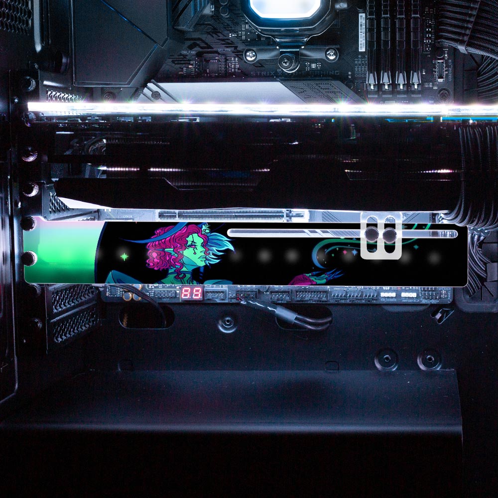 Celestial Pride Poly RGB GPU Support Bracket - Cici‚Äôs Art and Stuff - V1Tech