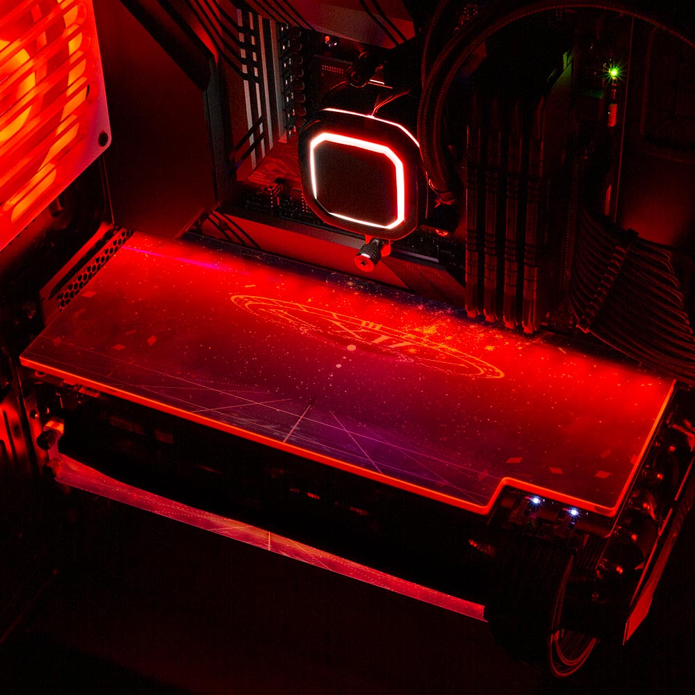 Celestial Sphere RGB GPU Backplate - Seerlight - V1Tech