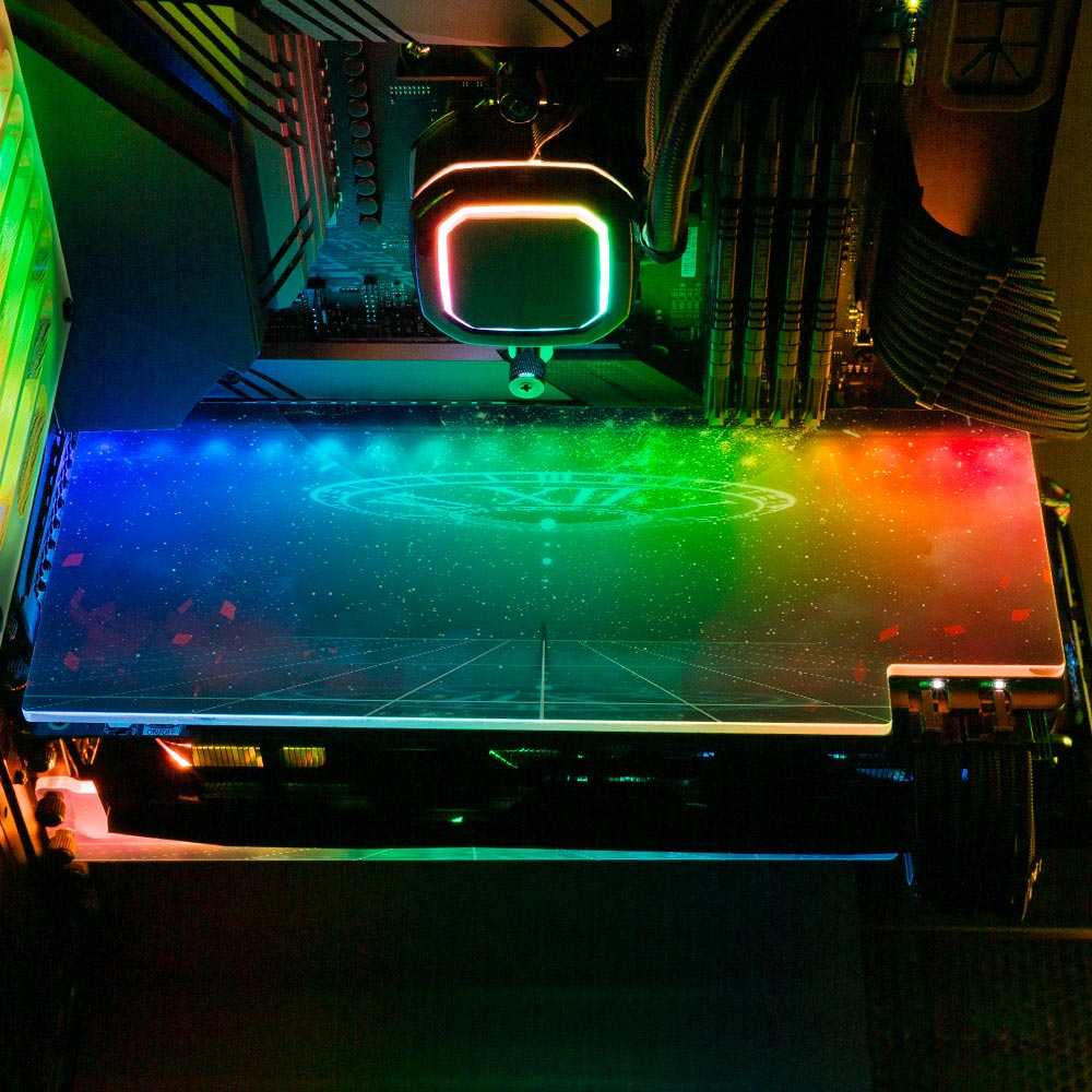 Celestial Sphere RGB GPU Backplate - Seerlight - V1Tech