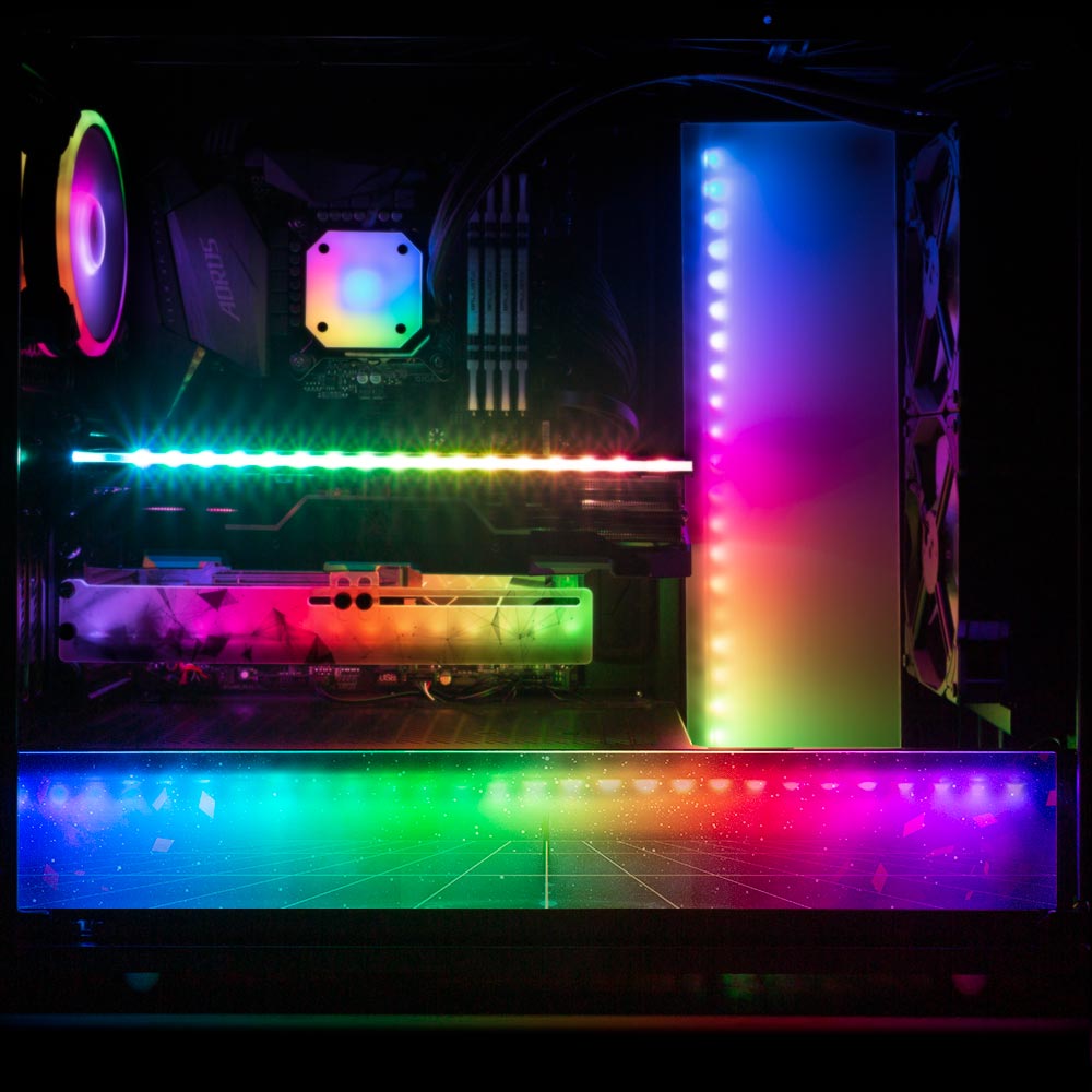 Celestial Sphere RGB PSU Shroud Cover - Seerlight - V1Tech