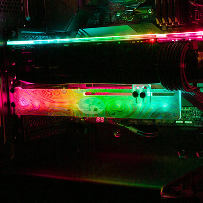 Cerrando RGB GPU Support Bracket - Cajuca Art - V1Tech