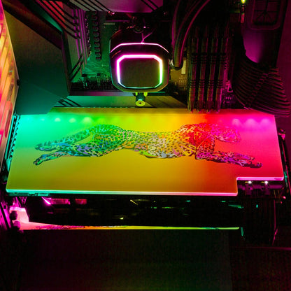 Cheetahdrome RGB GPU Backplate - Technodrome1 - V1Tech