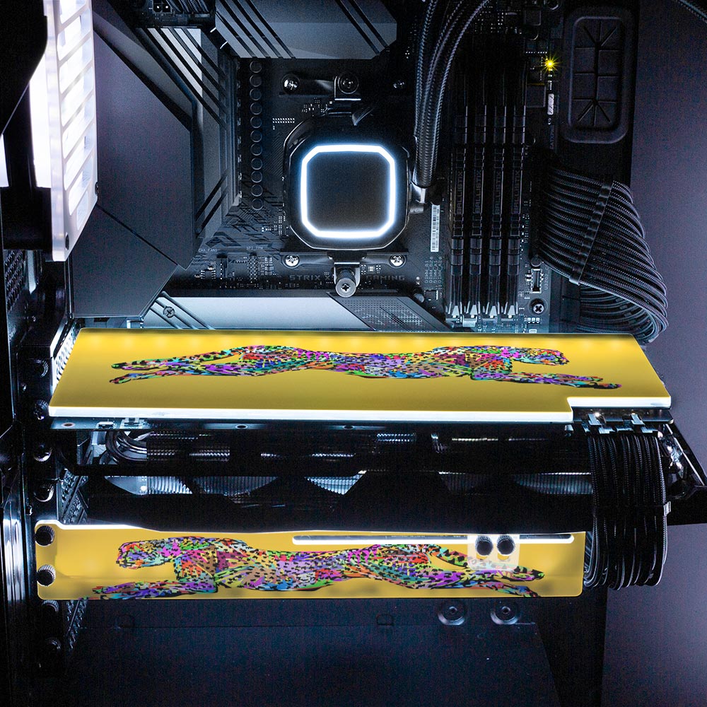 Cheetahdrome RGB GPU Backplate - Technodrome1 - V1Tech