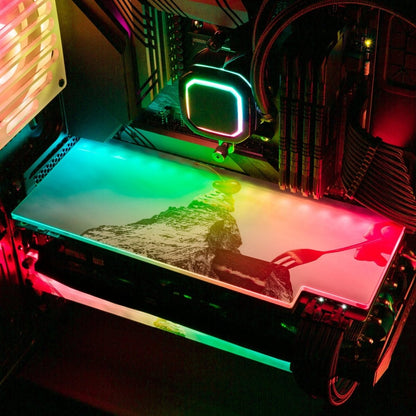 Cherry on the Mountain Cake RGB GPU Backplate - Perphotal - V1Tech