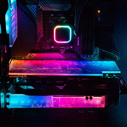 City of Dreams RGB GPU Support Bracket - Nogar007 - V1Tech