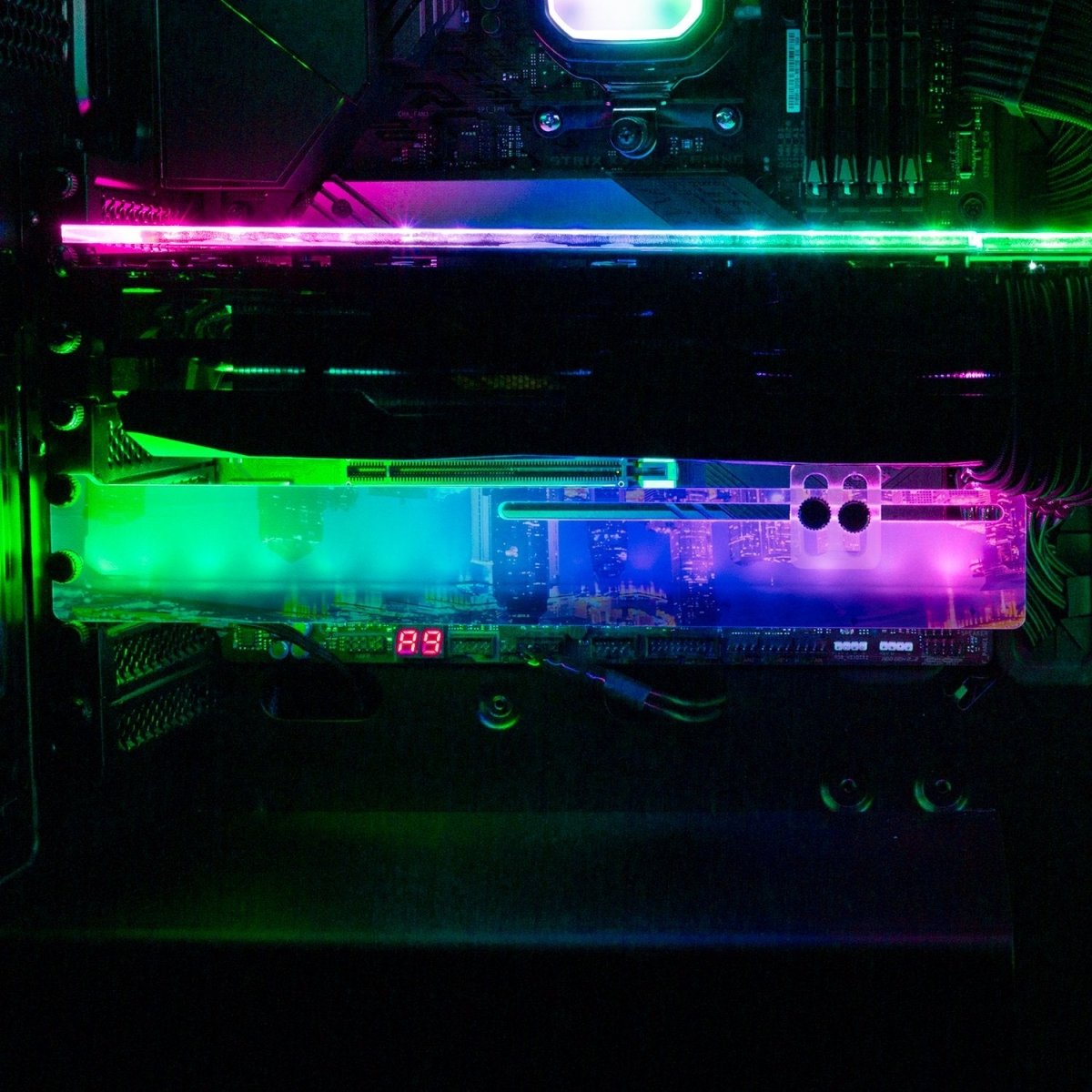 City of Dreams RGB GPU Support Bracket - Nogar007 - V1Tech